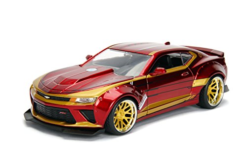 Jada Toys Marvel 2016 Chevy Camaro SS 1:24 Rojo miniatura 4