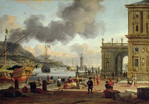 Lienzo de Abraham Storck 60x90cm para decorar el dormitorio