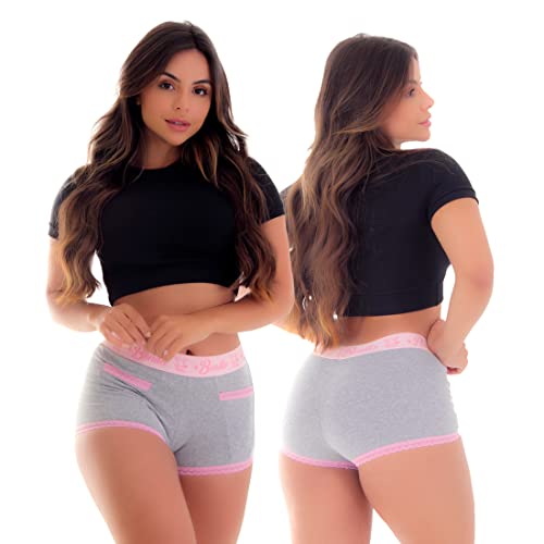 Kit com 6 Shortinhos Bang Bang Algodão Penteado