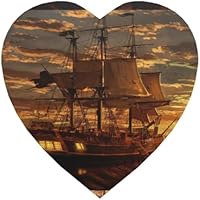 Imanes decorativos para nevera con diseño de barco pirata de