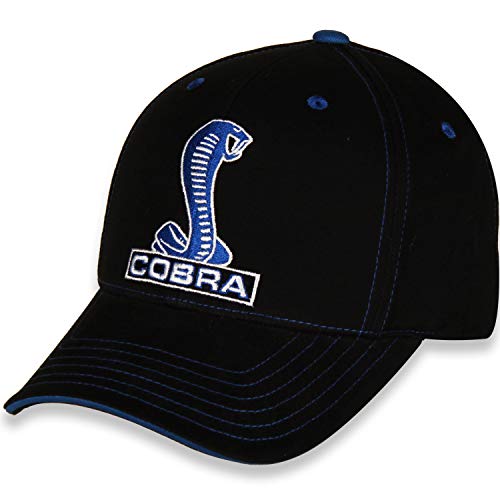 Ford Mustang Cobra Black and Blue Cotton Hat
