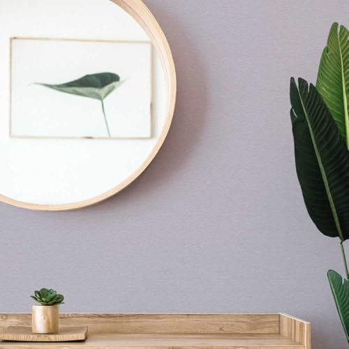 壁紙屋本舗 壁紙 生のり付き クロス Daily palette 紫 パープル 塗り壁風 漆喰風 無地 サンゲツ RE55031 幅92cm×10m 替刃付き