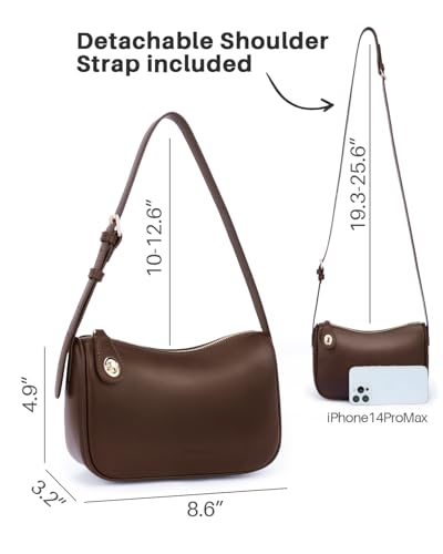 CHOLISS Shoulder Bag for Women, RFID Anti-Theft Crossbody Bags for Women, Vegan Leather Purse Handbags with Zipper Closure4