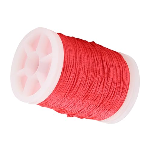 Horoper Archery bowstring serving line, durables nylon bowstring composite bow rope, peeping aiming point, serving line (Red)