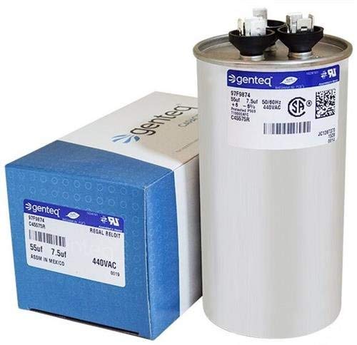 OEM Upgraded Replacement for Lennox Armstrong Ducane Round Capacitor 55/7.5 440 Volt X3087 X308701