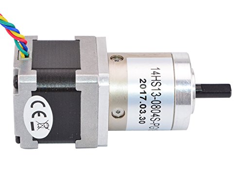 Stepperonline 19:1 Planetary Gearbox Nema 14 Geared Stepper Motor 0.8Aprinter Camera Robotics Diy Cnc #TOP3