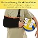 BraceUP Armschlinge Kinder – Verstellbare Armschlaufe für Jungen und Mädchen (110–150 cm), Komfort bei Verletzungen, geeignet für linken oder rechten Arm, leicht anzulegen