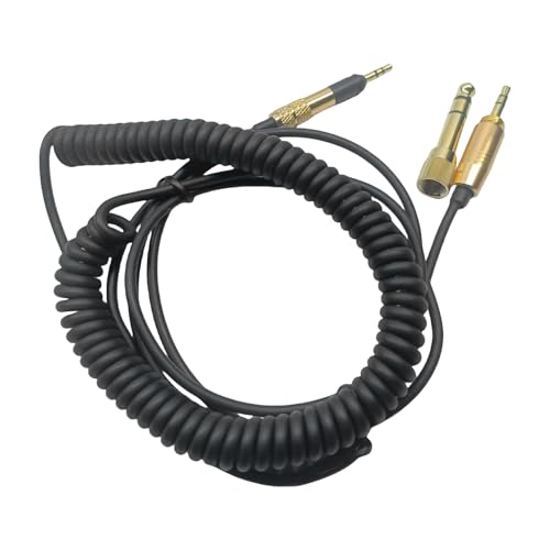 Cavo Arrotolato Compatibile per Cuffie per qualità del Suono Chiaro E Filo Cuffia della Durata