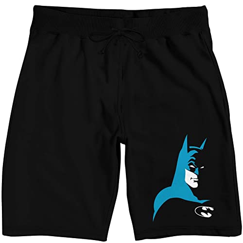 Bioworld Batman Cartoon Profile Men's Black Sleep Pajama Shorts