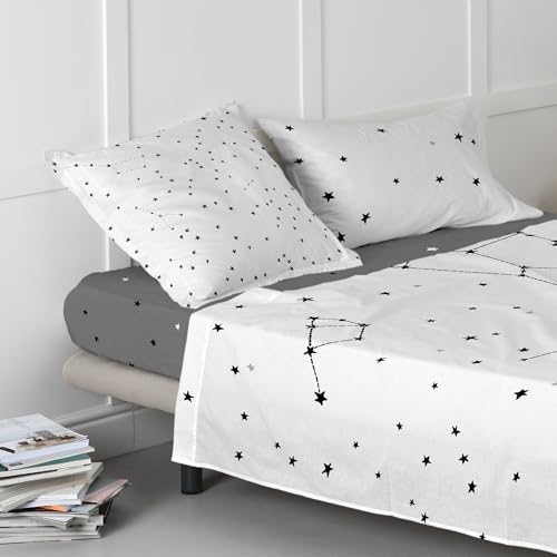 Drap housse Constellation 180x200x32 cm pour lit king size - 3