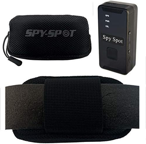 Real Time GPS Tracker 4G GL 300MG with Waterproof Zippered Black Pouch Bag – Hidden Portable Tracking Device for Elderly with Dementia or Alzheimer’s, Kids and Pets – Dog Collar Locator