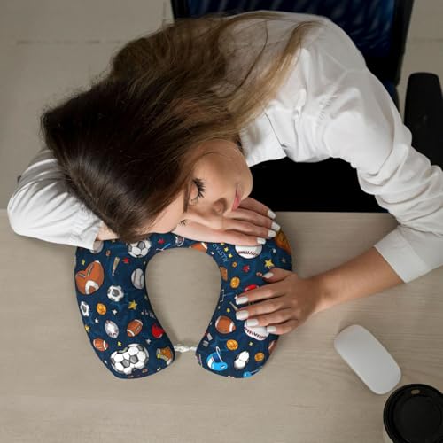 Almohada de poliéster para cuello con soporte ajustable miniatura 7