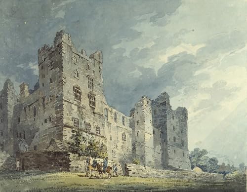 Toile vintage château de Bolton 60x90cm pour sublimer un mur vide