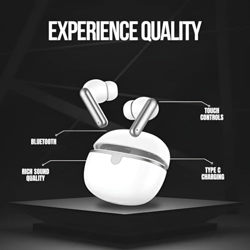 Image of Original for Boat Elite 161 ANC TWS Earbuds w / 32 dB ANC, 50 hrs Playback, 50 ms Low Latency BEASTTM Mode, IWPTM Tech, Dual EQ Modes, 4 Mics with ENx, ASAP Charge, Bluetooth v5.3 (White)