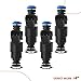 A-Premium Set of 4 Fuel Injectors Compatible with Ford Escape 2005-2008, Focus 2005-2007 & Mazda Tribute 2005-2006 & Mercury Mariner 2005-2008, 2.0L 2.3L, Replace# 9L8Z9F593A, 3M6Z9F593BA