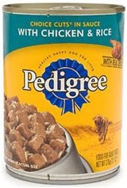 Pedigree Choice Cuts in Gravy with Chicken & Rice Dog Food 13.2 oz (Pack of 24)