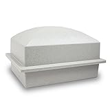 OneWorld Memorials Extra Large Granite Grey Cremation Urn Vault - Polymer Urn Vault for Burial with Lift-Off Lid
