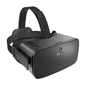 DESTEK VR bril V5 voor mobiele telefoon, HD VR glazen 110° FOV Virtual Reality Headset met touch-knop voor iPhone…