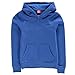 Slazenger Kinder Jungen Zip Hoody Langarm Freizeit Hoodie Kapuzenpullover Active Blau S