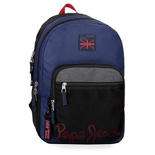 Pepe Jeans Hammer, Mochila Doble Compartimento, 46 cm, 21.39 liters, Multicolor