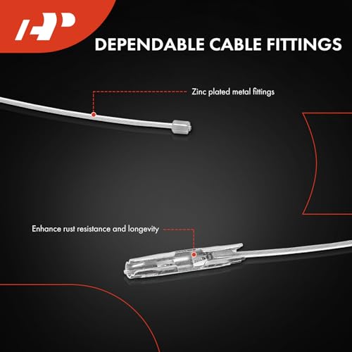 Cable de freno de estacionamiento de alta resistencia para Ford E-350 1997 3