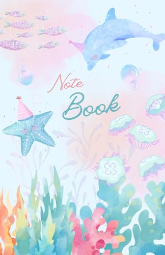 Ocean Dreams Notebook: Cute Underwater Theme Softcover Journal | 5.06�h x 7.81�h
