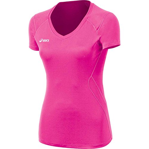 ASICS Women's Set Jersey, Pink Glow, Small