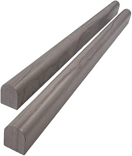 Tenedos Warm Athens Grey Pewter Wood Look Marble Pencil Liner Honed 3/8 in x 12 in Decorative Wall Trim for Bathroom Kitchen Backsplash Fireplace (10 Pieces)