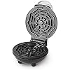 Dash Spiderweb Mini Waffle Maker Halloween Produces Waffles! Easy to Clean & Non-Stick Surfaces! Make Your Own Tasty Homemade Halloween Treats! white, 6.4inches L x 5inches W x 2.8inches H