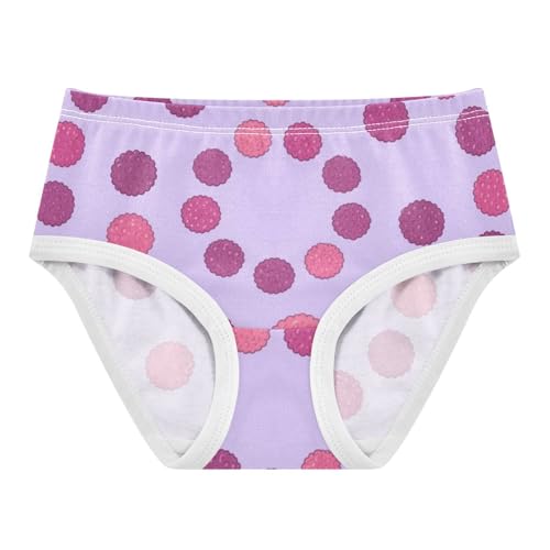 Girls' Underwear Purple Bayberry Fruit Toddle Brief Panties 2-8 Years 20300585