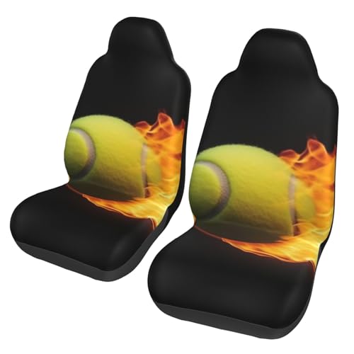 Housses de siège de voiture respirantes | Protections confortables anti-transpiration motif tennis