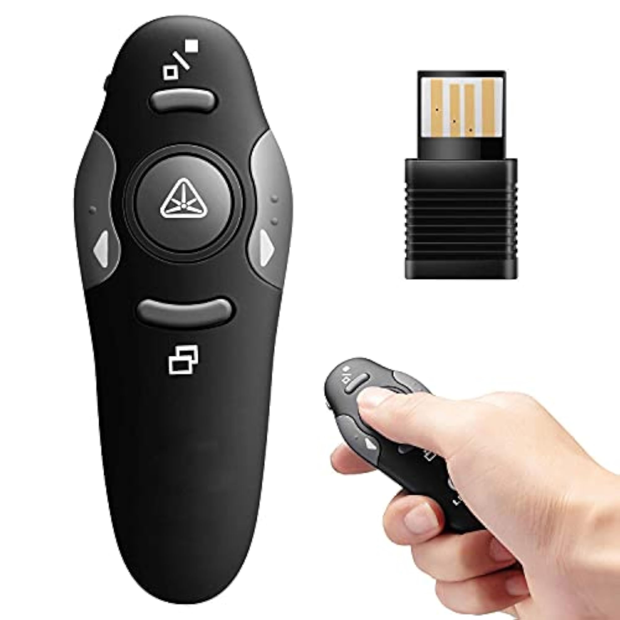 Wireless Presenter RF USB PowerPoint Clicker with Laser Pointer