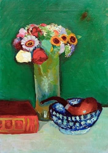 Cuadro al óleo de August Macke de 60x90cm para llenar de vida las paredes vacías