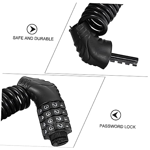 HONMEET Bloqueio De Cabo Combinado Bloqueio De Scooter Elétrico Bloqueio De Bicicleta Bicicletas Cad