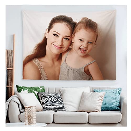 Tapiz de fotos personalizado: inmortaliza el vínculo de madre e hija en tu decoración de pared 5