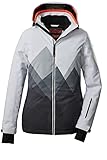Killtec Damen Skijacke/ Funktionsjacke mit abzippbarer Kapuze und Schneefang KSW 82 WMN SKI JCKT, dunkelanthra, 38, 38621-000