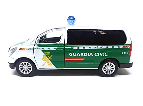 PLAYJOCS GT-8069 Furgón Guardia Civil Coche metálico Juguete para niños y coleccionistas.