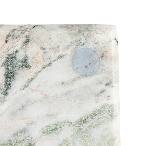 Tabla de Cortar Mármol y Madera con Cuchillo Natural y Verde miniatura 5