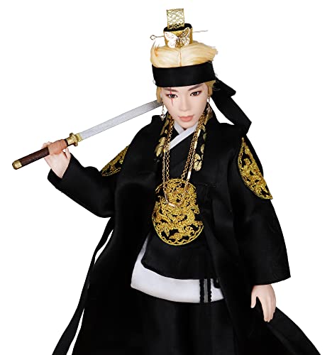 Danjang Hanbok – Daechwita Clothes, Korean Traditional Premium Clothes Limited Edition For Mattel Fashion Dolls : Craftsmen's Handmade – High-Quality Fabric - Collectible K Pop Merchandise #TOP6