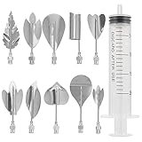 Zerodeko Douilles Acier Inoxydable pour Décoration De Gâteaux Gélatine Forme De Fleur O...