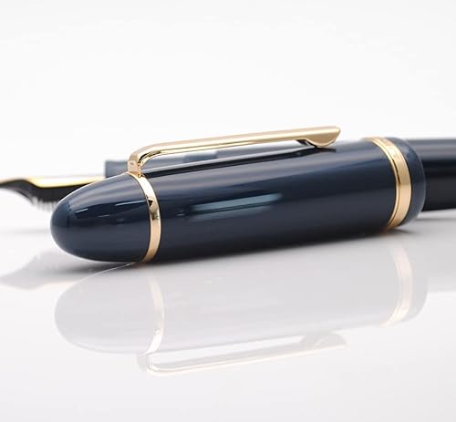 Miniatura 7 de JINHAO X159 Pluma estilográfica (F Nib 0.020 in, azul oscuro con clip dorado)