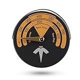 ECZO Magnetic Stove Thermometer Oven Temperature Meter for Wood Burning Stove/Gas Stoves/Stove Pellet/Stovepipe - Avoid Stove Fan Damaged by Overheat
