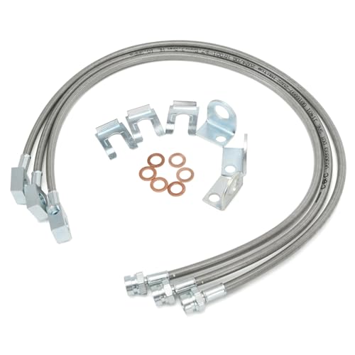 Jeep XJ Extended Brake Lines