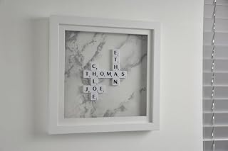 Scrabble Picture Frames, New Home Gifts, Birthday Gifts, Scrabble Frames, Personalised Ggifts