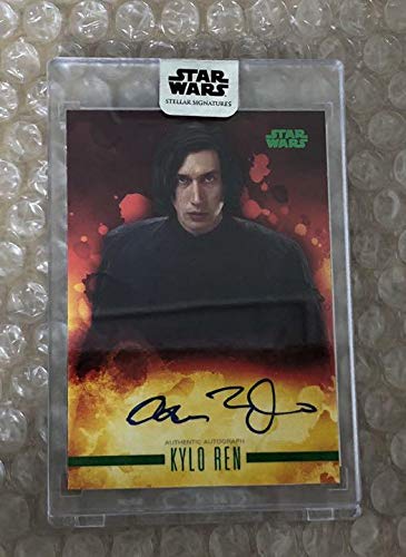 STAR WARS カイロレン　アダムドライバーサイン カード  topps Amazon.co.jp: カイロレン アダムドライバーサイン カード topps