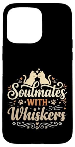 Soulmates With Whiskers Funny Kitten Lover Meme Cat Wedding �X�}�z�P�[�X iPhone 15 Pro Max �p