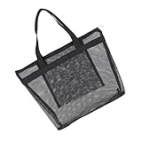 ABOOFAN Große Mesh duschtasche mit Reißverschluss Wasserabweisend Vielseitig für Öffentliche Bäder Sauna Reisen und Strand Praktische Hängetasche für Toilettenartikel Kosmetik und