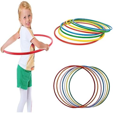 Lizaa 8 Pack Multi-colour Hula Hoops Cover
