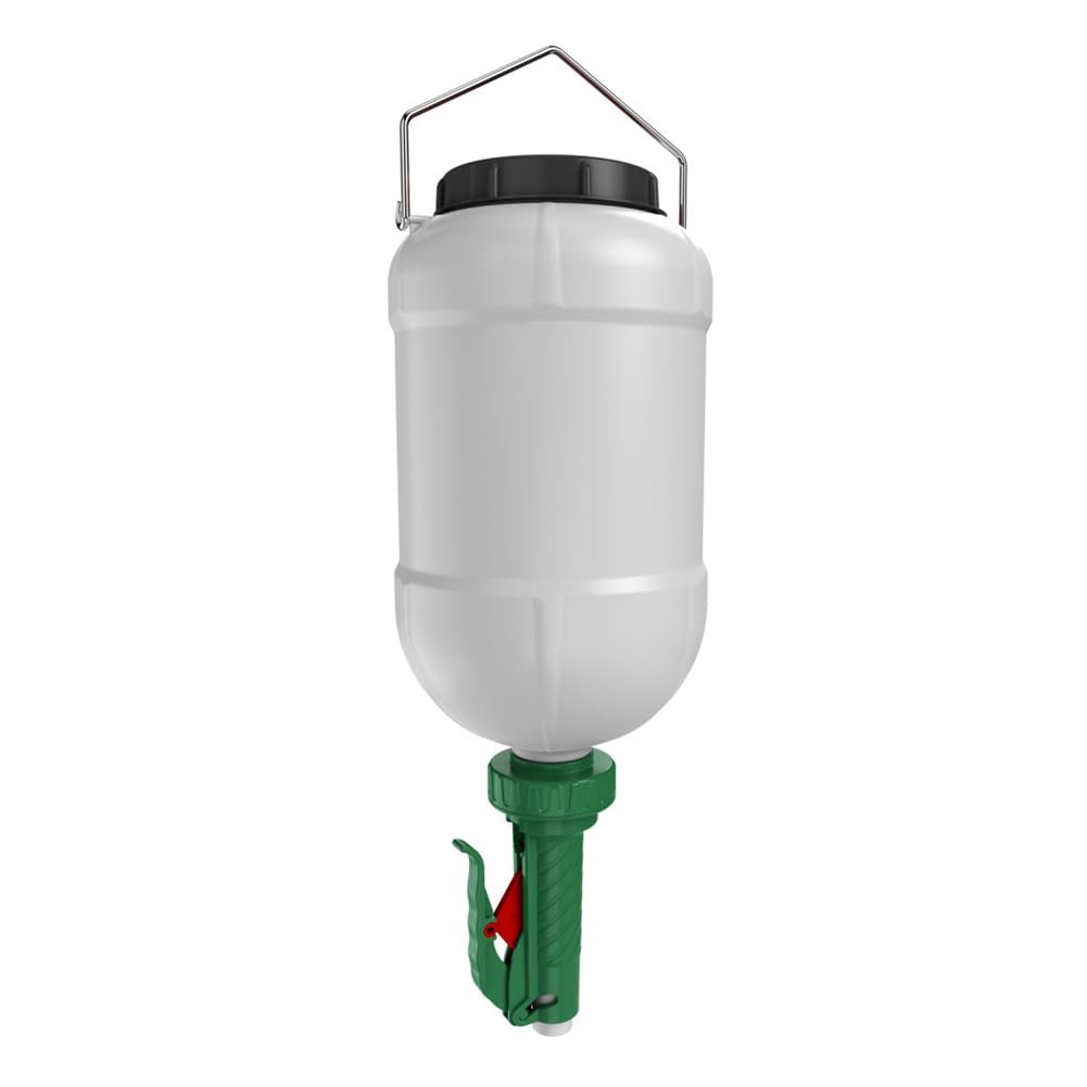 Distributore di Salse Sospeso da 5,5 L, Dispenser per Condimenti per Senape, Insalata, Ketchup, Maionese, Verde