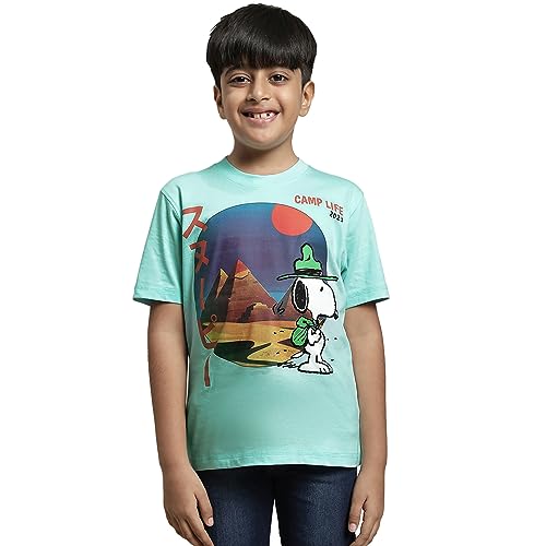 Image of Kidsville Spiderman Printed Regular Fit Orange Cotton Boy's T-Shirt